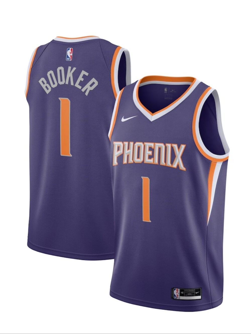 Nike Phoenix Suns Devin Booker Icon Swingman Jersey 2020/21 NWT Mens Sizes S-XL